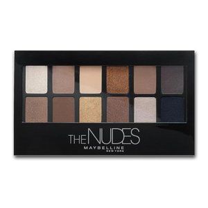 Maybelline The Nudes Eyeshadow Palette Makeup, 12 Pigmented  1 Count
